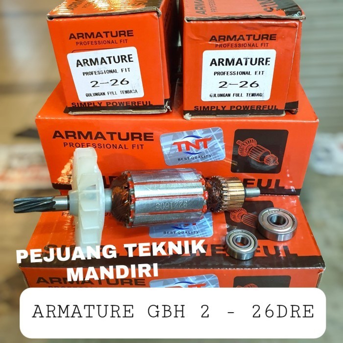 ARMATURE / ANGKER FOR BOSCH GBH 2-26 DRE / ARMATURE BOSCH GBH 2-26DRE