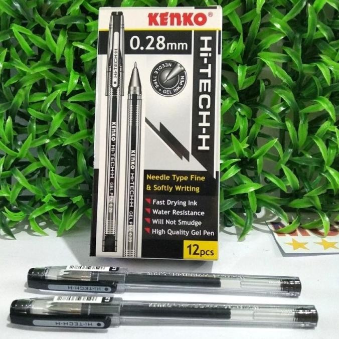 

KENKO HITECH HI TECH 0.28 PULPEN PEN GEL - Hitam