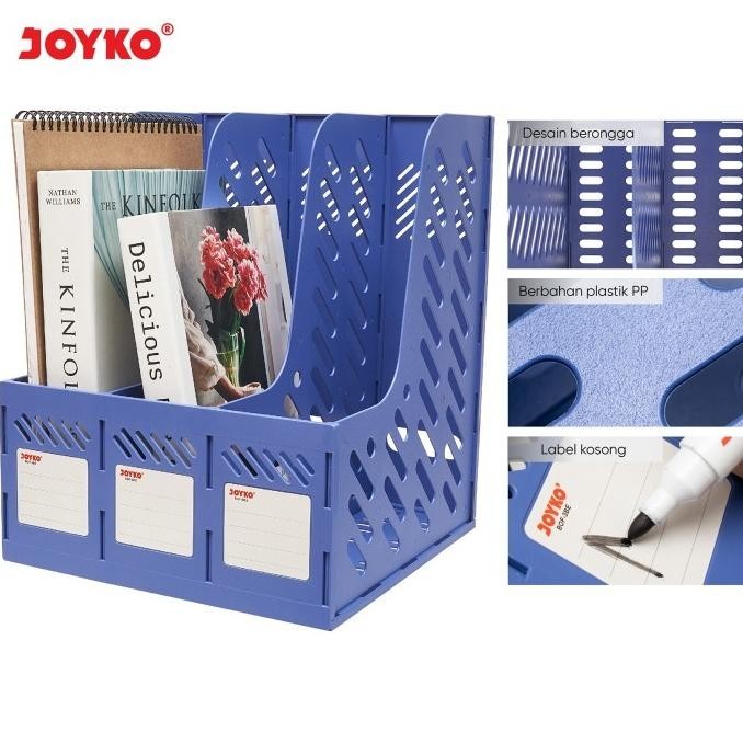 

Box File Keranjang Plastik Rakit 3 Susun Joyko BOF-3BE Blue