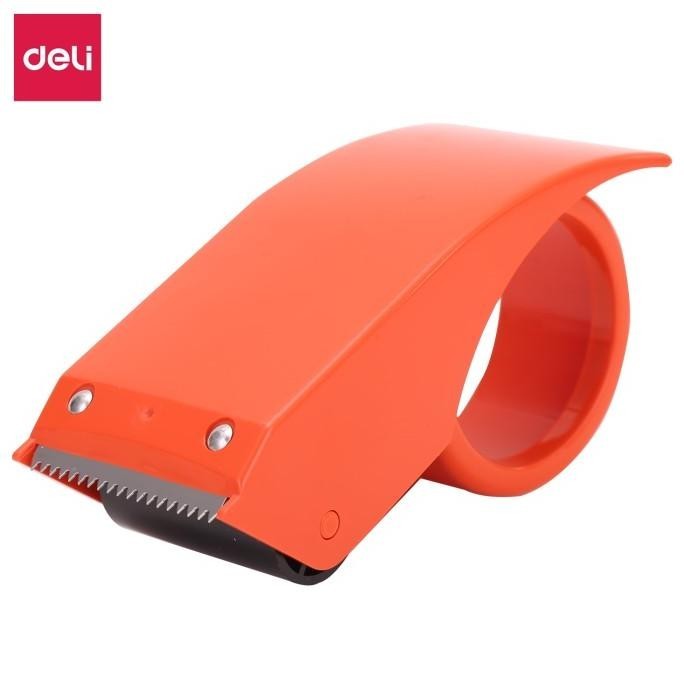 Deli Packing Tape Dispenser Tempat Lakban / Pemotong Lakban Mudah E801