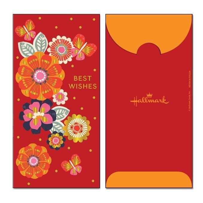 

MONEY ENVELOPE LARGE - ANGPAO - AMPLOP UANG - HALLMARK - RED - HAL024