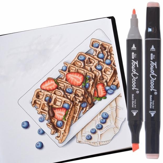 

TouchCool Marker Set 30PCS Spidol Permanen Warna Menggambar Sketsa Pro