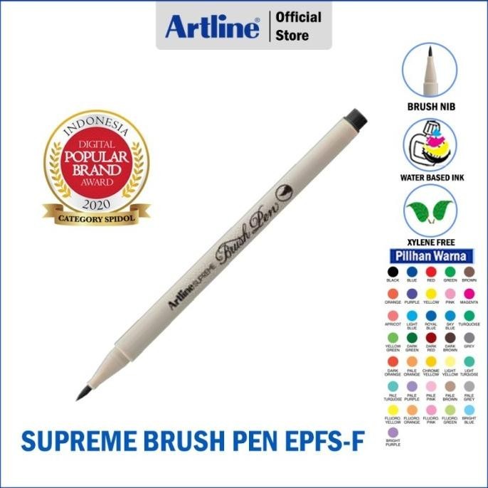 

BRUSH PEN ARTLINE SUPREME BRUSH PEN 12 COLOURS EPFS-F/12W