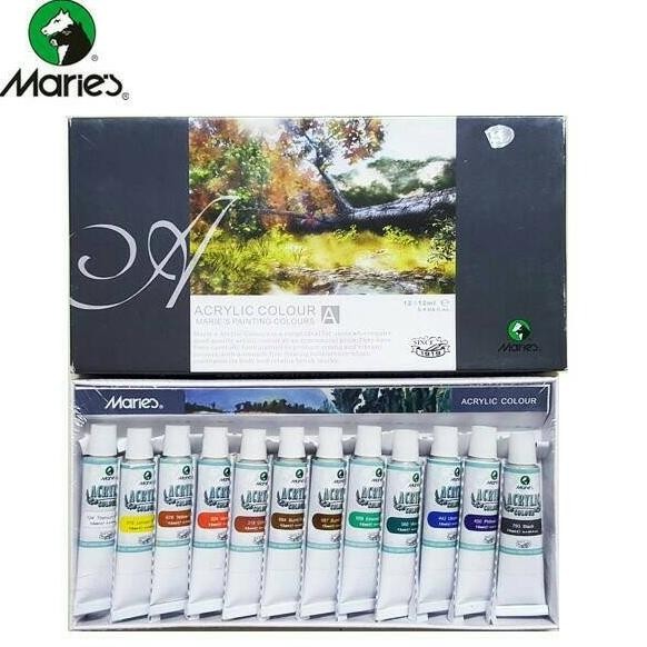 

Cat Acrylic Maries 12 Warna