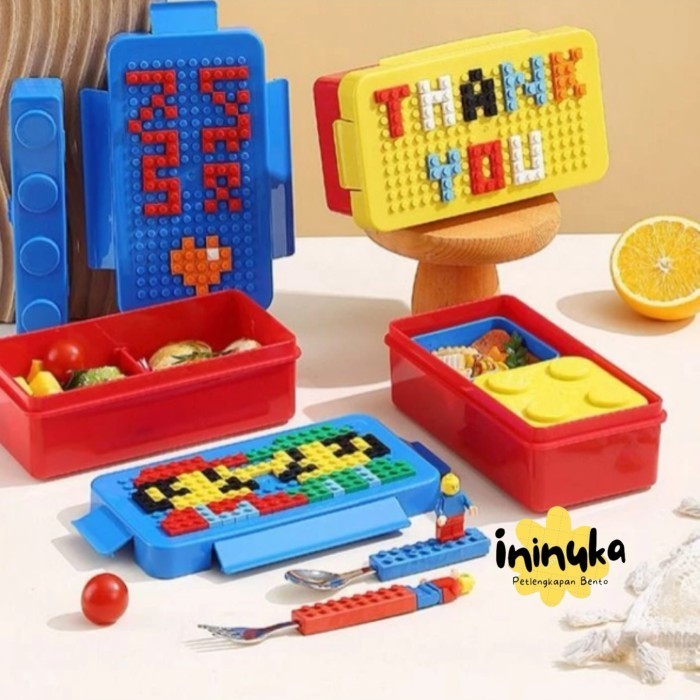 SALE BENTO LUNCH BOX LEGO KOTAK BEKAL MAKAN ANAK LEGO