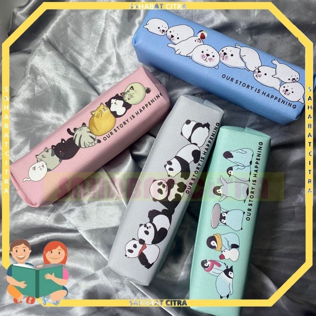 

KOTAK PENSIL KANVAS KOTAK 铅笔包