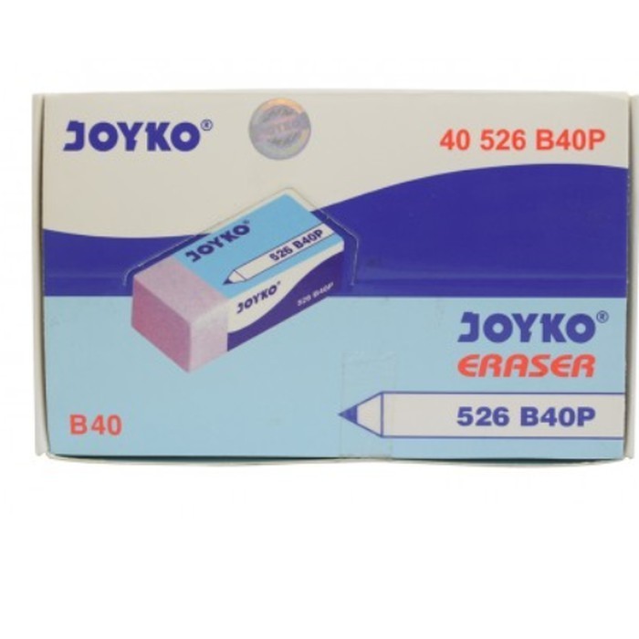 

PENGHAPUS JOYKO 526 B40P PACK(ISI 40) 橡皮