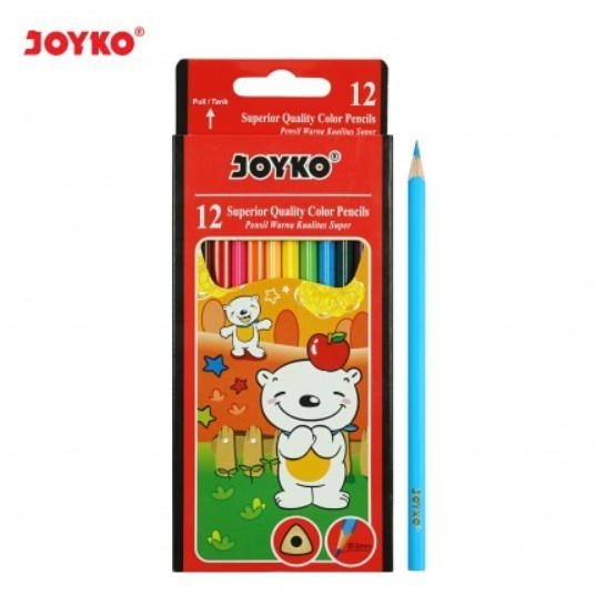 

PENSIL WARNA JOYKO 12 COLOUR PANJANG CP-12PB 彩笔