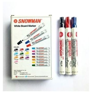 

SNOWMAN SPIDOL WHITEARD MARKER BG-12 - PERLUSIN