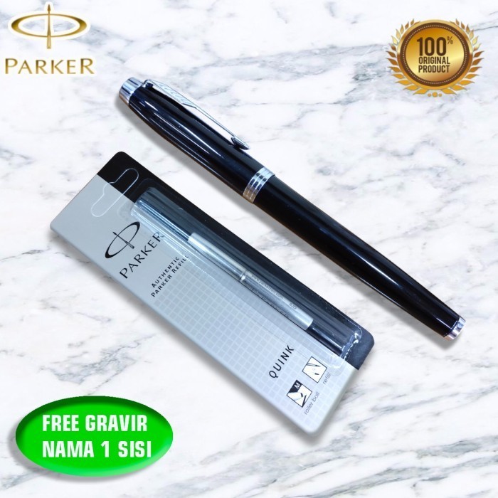 

Paket 1 Klik : 1 Pcs Parker IM-LQ RollerBall CT+1 Pcs Reffil