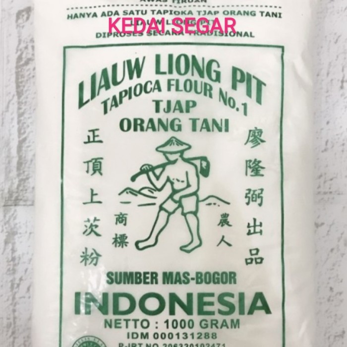

TEPUNG TAPIOKA LIAUW LIONG PIT ORANG TANI 1 KG