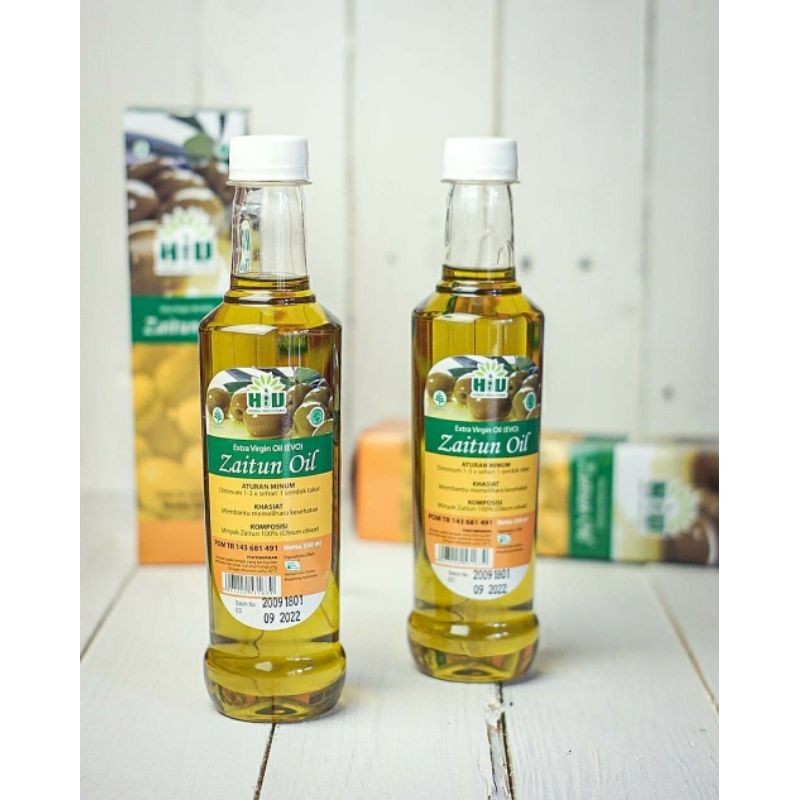 

HIU Minyak Zaitun 350 ml extra virgin oil - Minyak Zaitun Murni