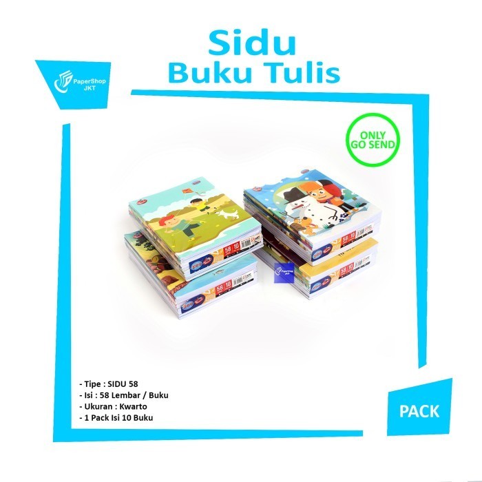 

!Buku Tulis SINAR DUNIA / SIDU 58 Lembar