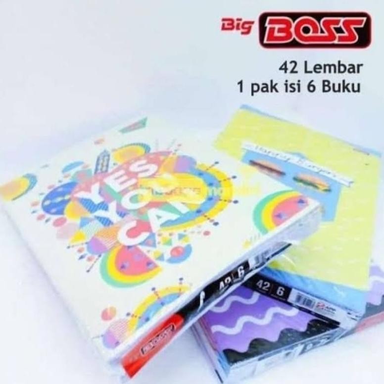 

Flashsale Buku Big Boss Sidu 42 Lembar / Boxy B5 / Isi 6 Buku Gratis Ongkir