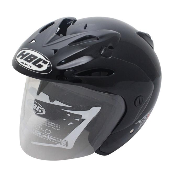[ Sale ] Caberg Nozz Helm Half Face Motor Motif - Hitam  Ready
