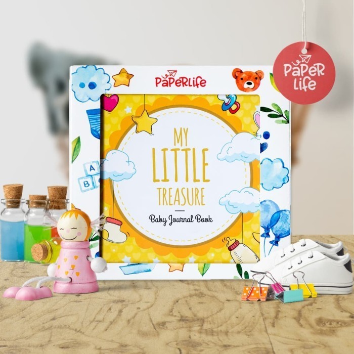 

Baby Journal / Buku Bayi / Baby Book My Little Treasure (Yellow)