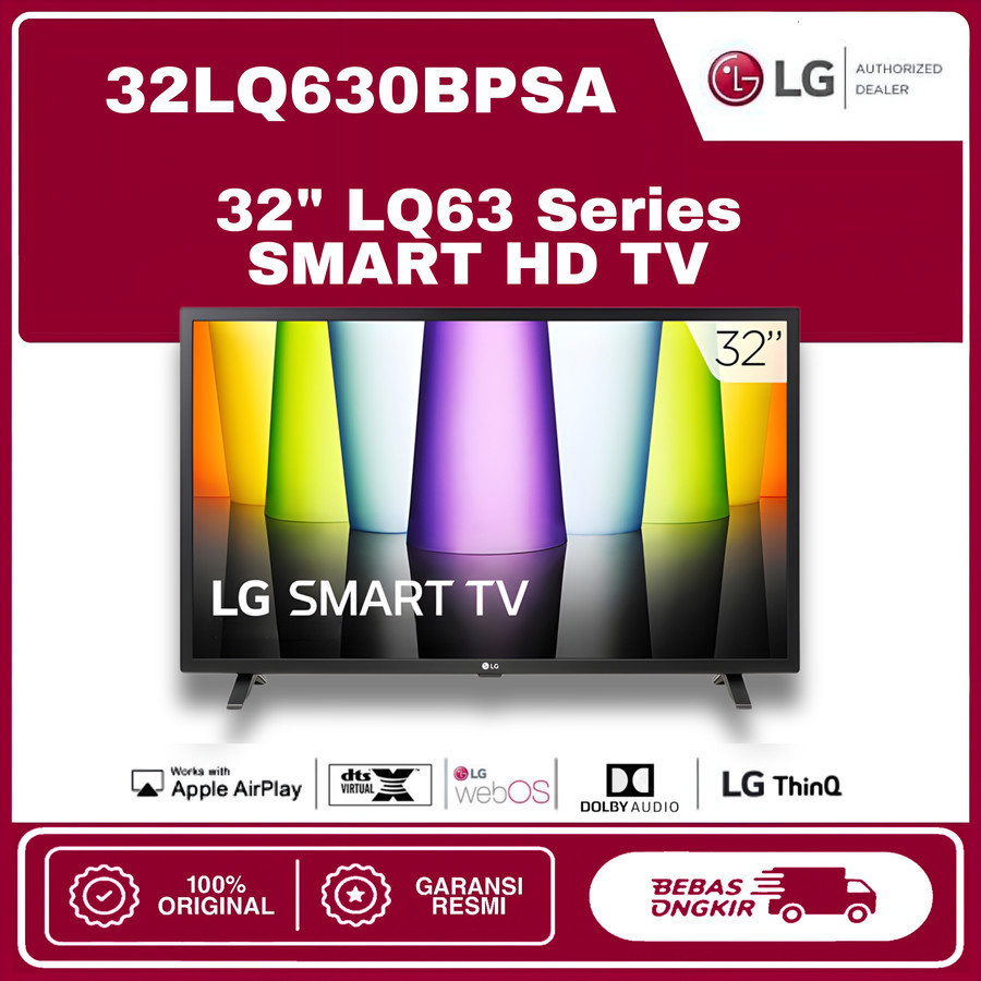 TV LG 32LQ630 32 Inch Full HD Digital Smart TV WebOs 2023 32LQ630BPSA
