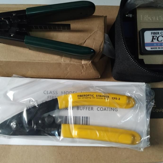 Tool Kit Set Ftth Fiber Optic / Tool Set Optik