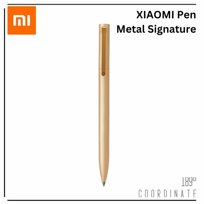 

Arom Xiaomi Pen Signature Pulpen Paraf Metal Bolpen Gift Exclusive