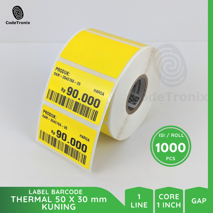 

Label Stiker Kertas Printer 50x30mm 1 Line Warna