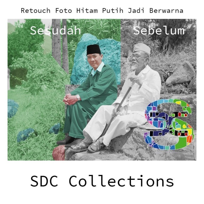 

Retouch Foto Lama / Edit Foto Hitam Putih Jadi Berwarna