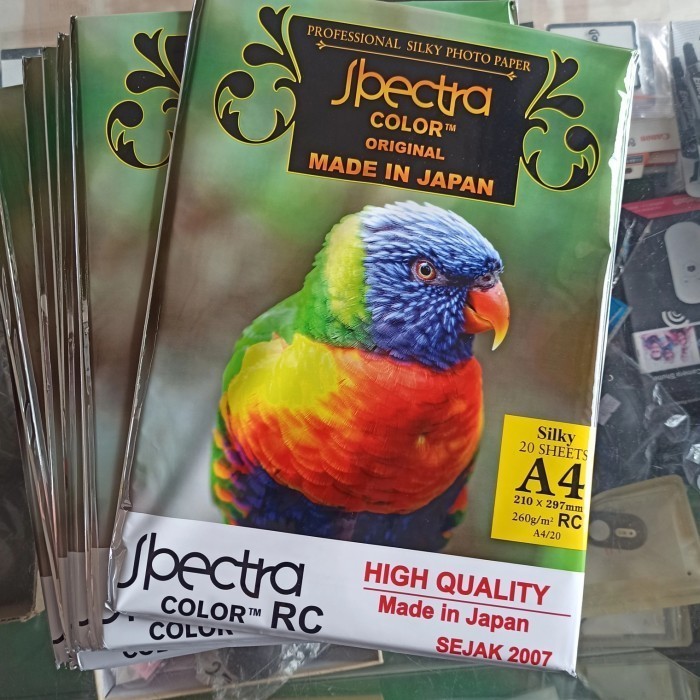 

Kertas Cetak Foto Spectra 260 Gr Silky / DOOP