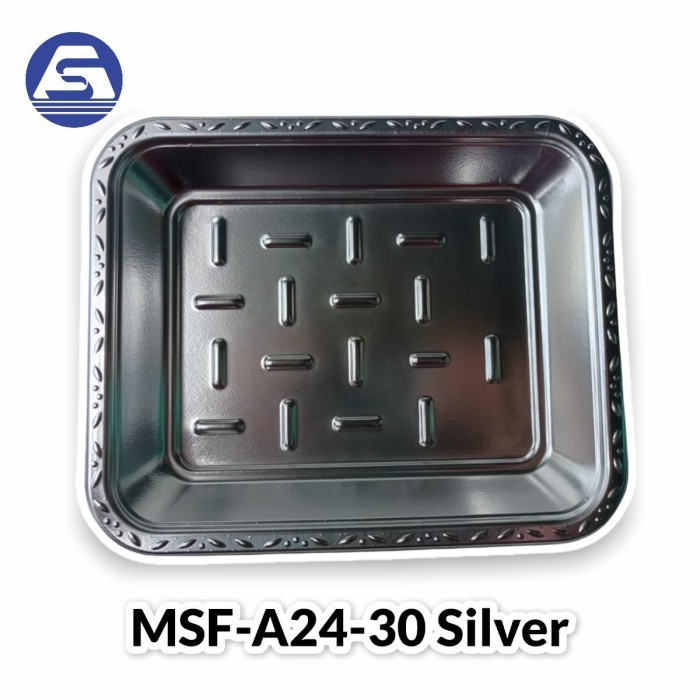 

pack/ Styrofoam Tray Daging MSF-A24-30 Motif Silver