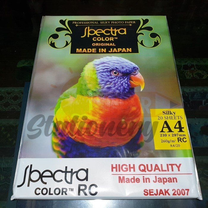 

Kertas photo silky 260gr spectra