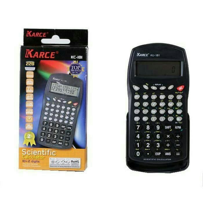 

KALKULATOR/CALCULATOR/ILMIAH/SCENTIFIC 181#GARANSI