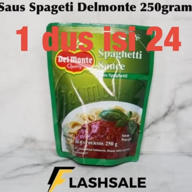 

delmonte spaghetti sauce saus spageti 250gram pouch DUS SM88