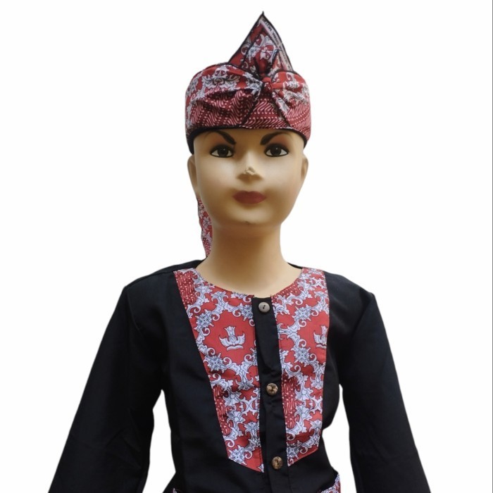 Baju Pangsi Anak Sekolah Tk&Sd/Stelan Baju Adat Sunda/Seragam Pangsi