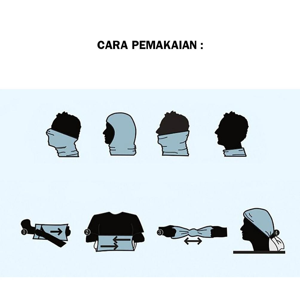 Masker Polar Thermal Multifungsi Bandana Beanie Hat Untuk Musim Dingin / Winter