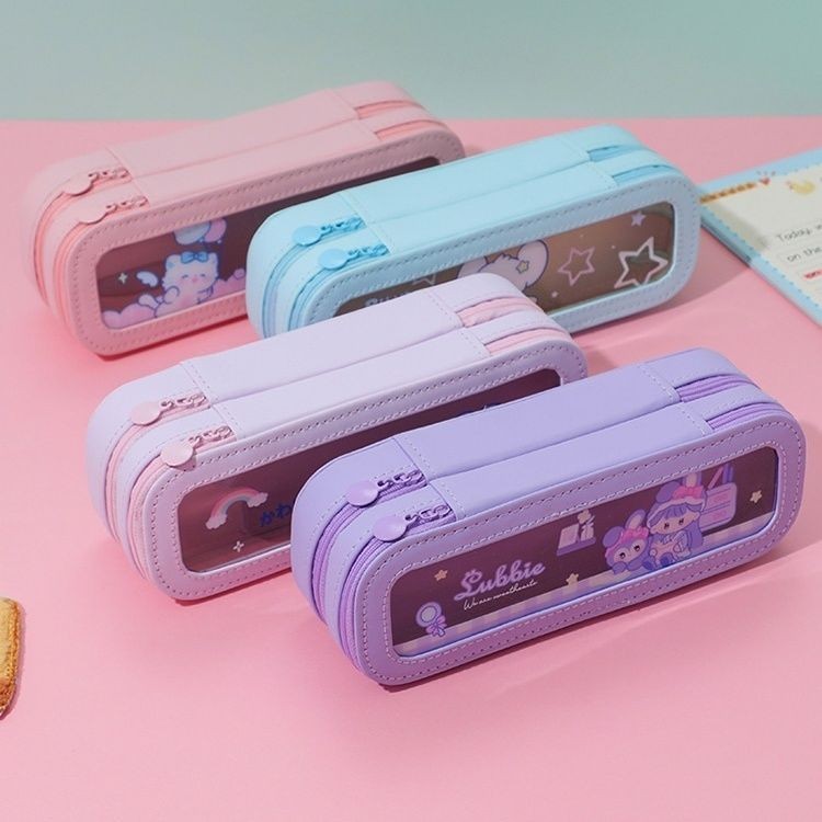 

Kotak Alat Tulis Dua Lapisan Siswa Tahan Air Kapasitas Besar