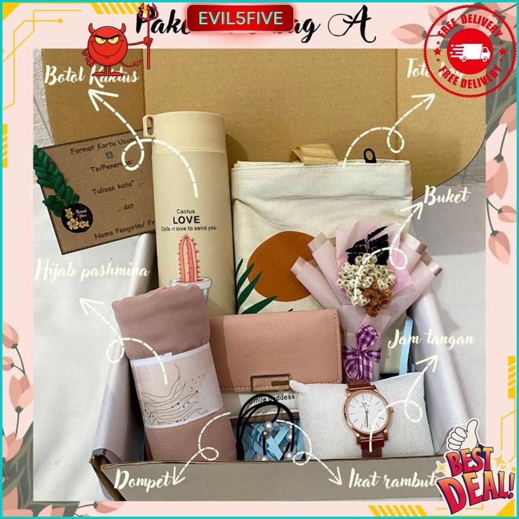 

Aralia-Hampers Ulang Tahun Cewek Kado Tote Bag Cewek Kado Ulang Tahun Cewek Hampers Anniversary Kado Wisuda Cewek Hampers Ulang Tahun Gift Box Hampers Terlaris