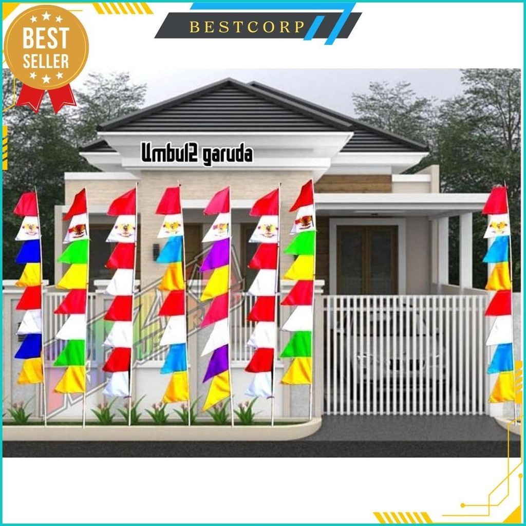 BENDERA UMBUL UMBUL 17 AGUSTUSAN PER KODI GRATIS ONGKIR