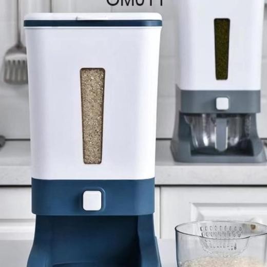 Disser Beras 12Kg 25Kg / Rice Box Tempat Yimpanan Beras Otomatis