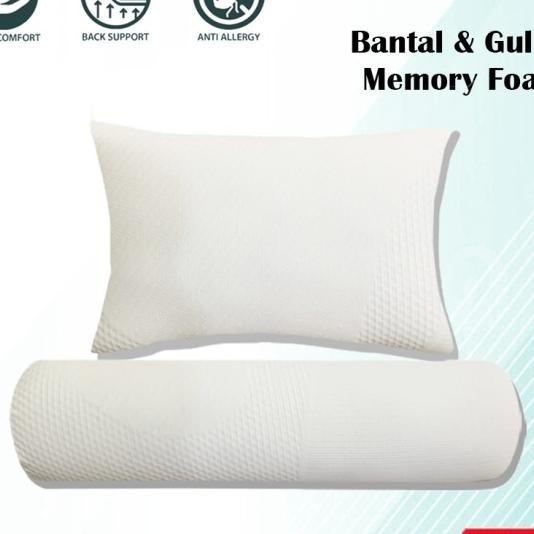 Bantal Guling Set Hotel Tidur Memory Foam