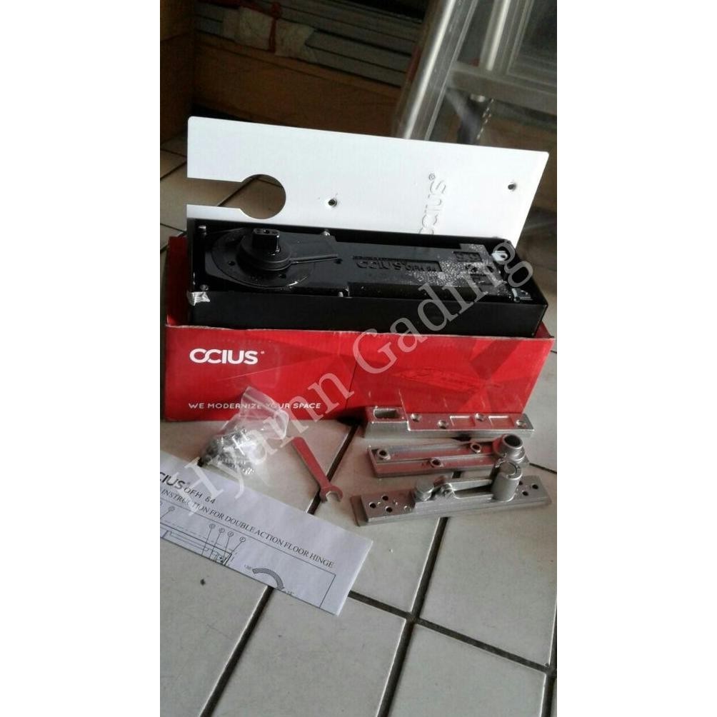 Floor Hinge Ocius Bts Ofh-84 Engsel Pintu Kaca Ready Stock