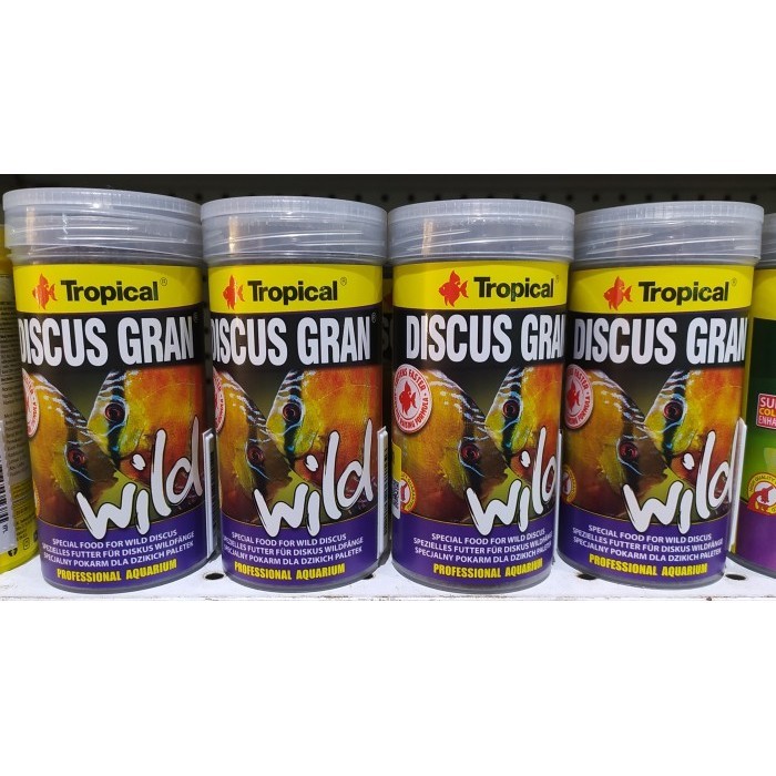 TROPICAL DISCUS GRAN WILD PAKAN MAKANAN IKAN HIAS