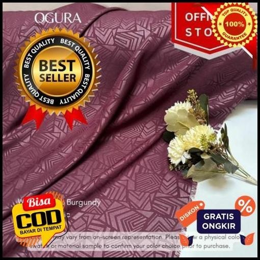 New Arrival Kain Embos Ethnic Bahan Gamis Abaya Koko Embos Motif Ethnic Wolfis Embos Ethnic Grade A 