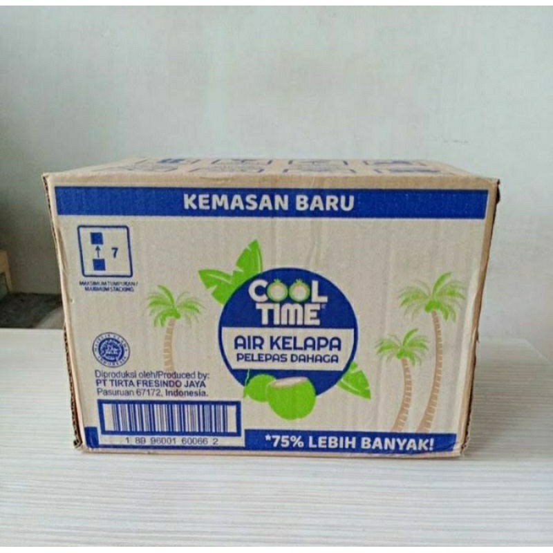 

Air Kelapa Cool Time Coconut Water 350Ml x 12Pcs Khusus Expedisi
