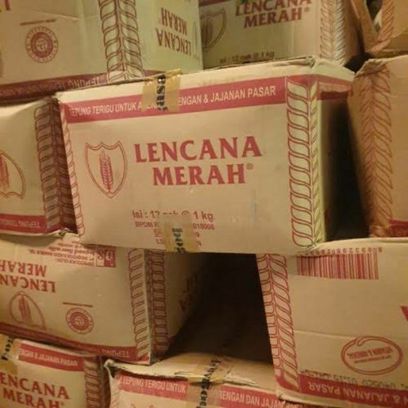 

Terigu lencana merah 12pcs x 1kg