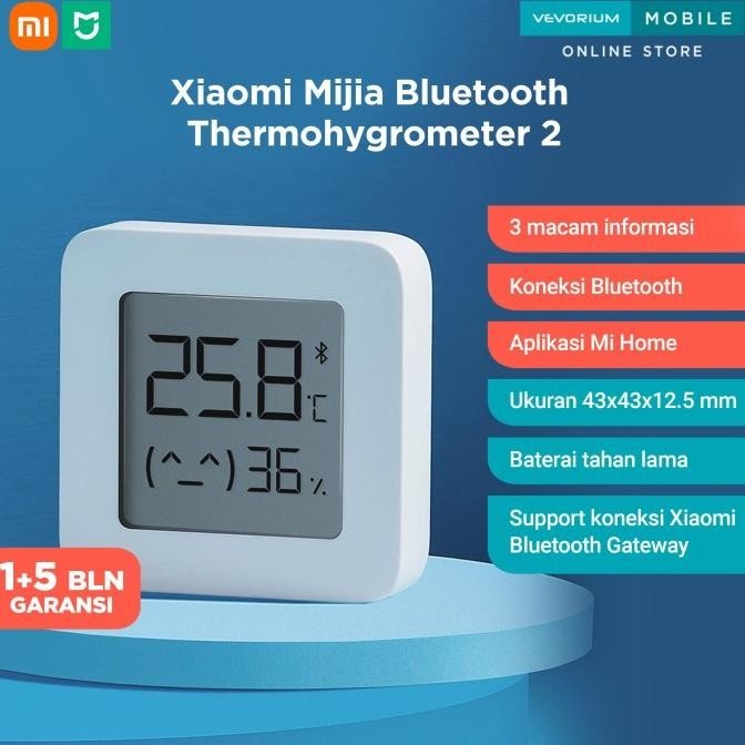 TERBARU - Xiaomi Mijia Bluetooth Thermohygrometer 2 Thermometer Digital Hygrometer Termometer Higrom