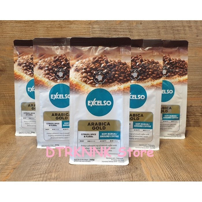 

Excelso Kopi Arabica Gold 200 Gram