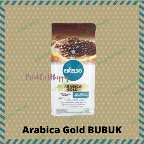 

Excelso Arabica Gold 200Gr Kopi Bubuk Biji 200 Gram