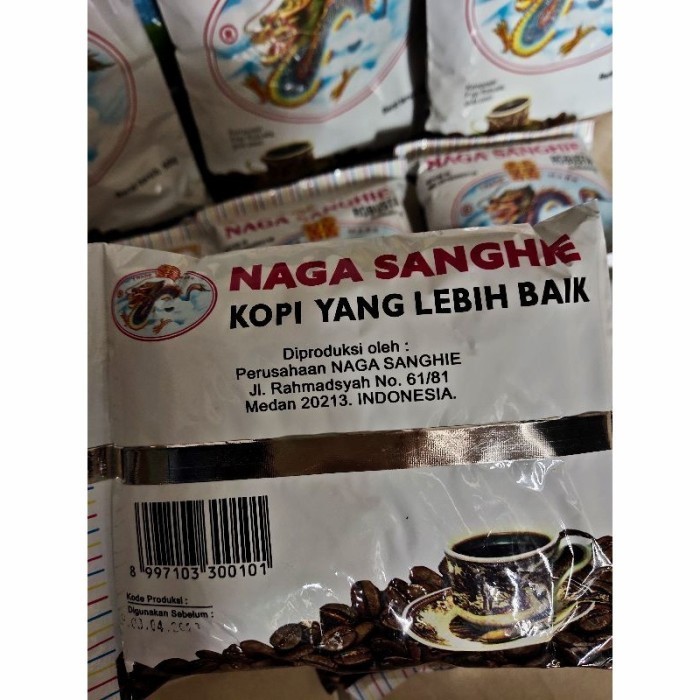 

Bubuk Kopi / Kopi Bubuk Naga Sanghie Robusta Halus Sidikalang 500 Gram