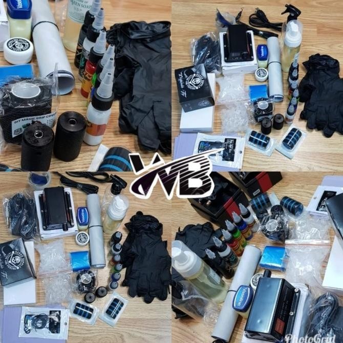 Set Tattoo Kit Full 2 Mesin