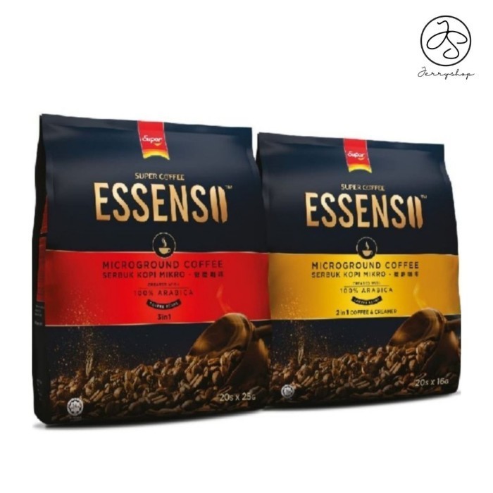 

Super Coffee Essenso 2 In 1 & 3 In 1 Microground Kopi Instan