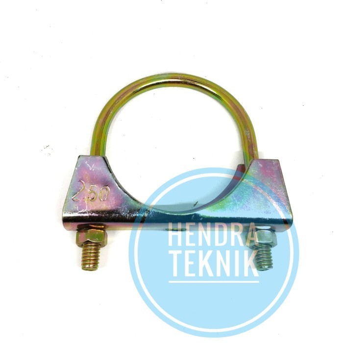Klem Knalpot 2,5" Exhaust Clamp U Bolt 2.5Inci Klem U Galvanized 2 1/2 Star
