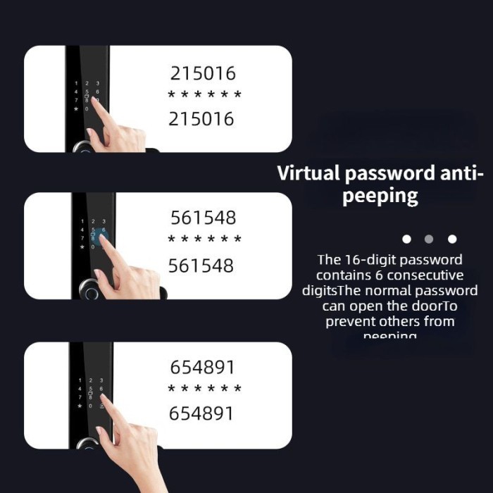 Kunci Pintu Sidik Jari Password Smart Lock Kunci Pintu Digital